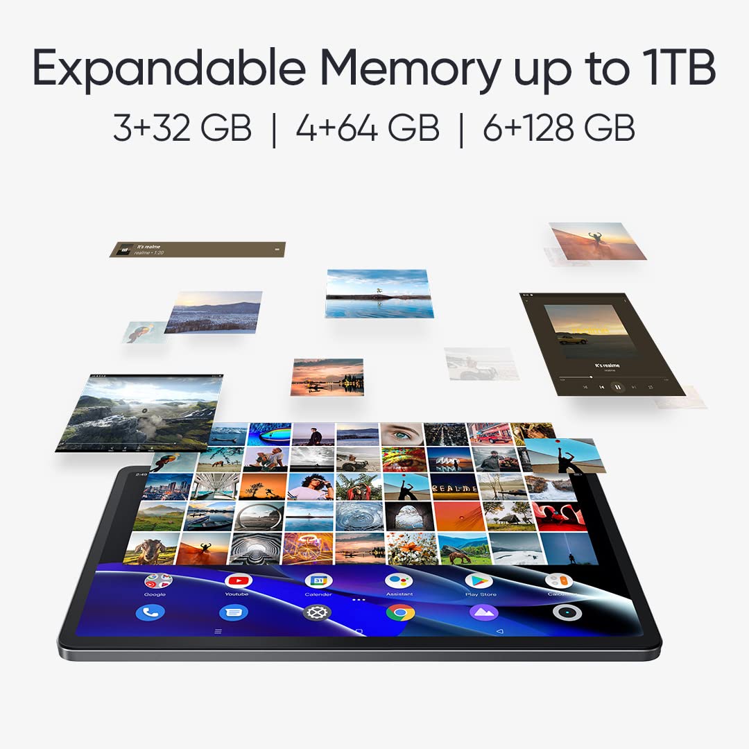 (Open Box) realme Pad WiFi+4G Tablet | 3GB RAM 32GB ROM (Expandable) | 26.4cm (10.4 inch) WUXGA+ Display | 7100 mAh Battery | Dolby Atmos Quad Speaker | Golden Colour