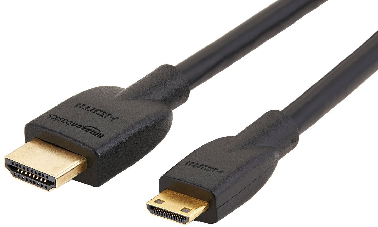 (Open Box) amazon basics AmazonBasics HL-007343 High-Speed Mini-HDMI(Black) USB 2.0Printer (Black, 9.8 Feet/3 Meters)