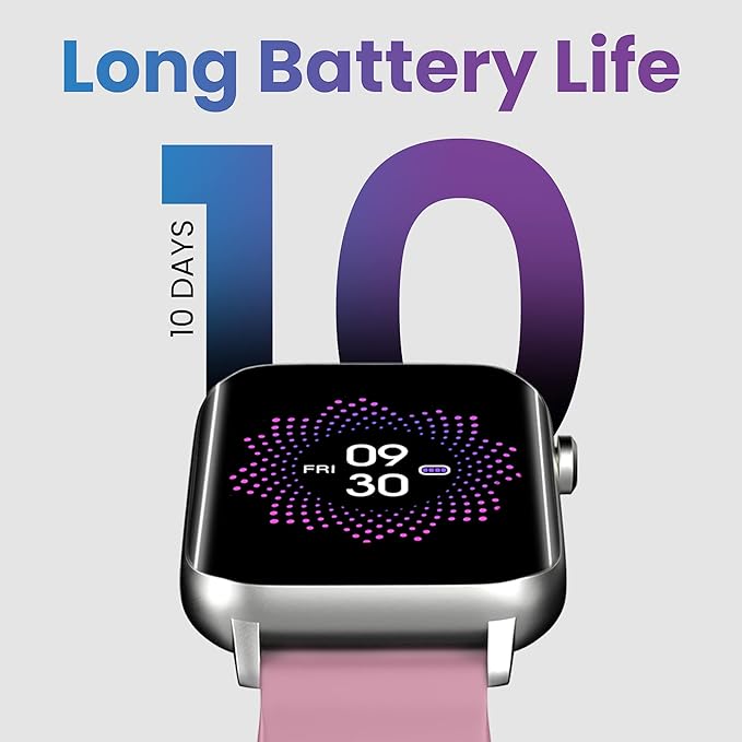 (Open Box) TAGG Verve Ultra Smartwatch with 1.69'' 3D Curved Display, Real SPO2, and Real-Time Heart Rate Tracking, 10 Days Battery Backup, IPX68 Waterproof