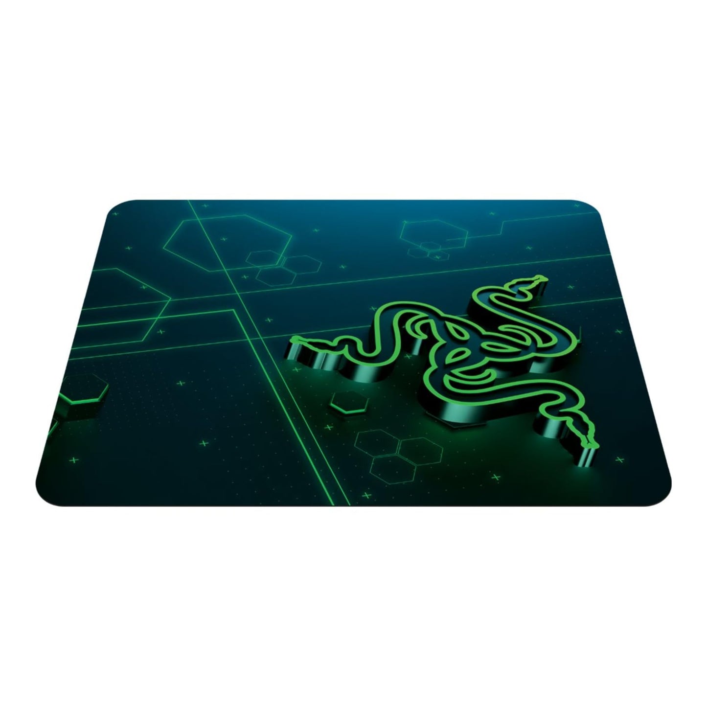 (OPEN BOX)Razer Strider - L Multilayer Synthetic Leather, Foam Padding, Head Cushion, Height Adjustable, Black/Green (RZ02-03810200-R3M1)