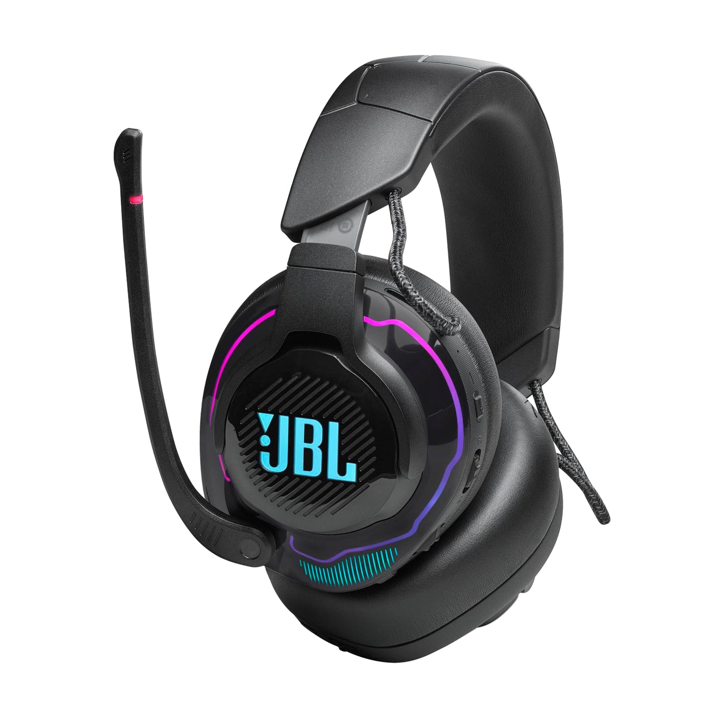 (OPEN BOX) JBL Quantum 810 Wireless Over Ear Gaming Headset with Mic, ANC, 50mm Neodymium Drivers, 43H Playtime, Low Latency, Dual Surround Sound, Boom Mic, 2.4GHz Wireless Dongle, Discord-certified Dial (Black)