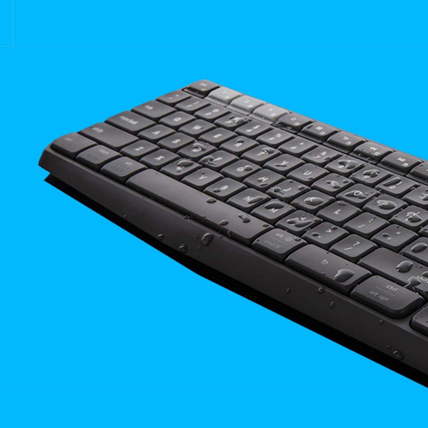 (Open Box) Logitech K375s Wireless Multi Device Keyboard (Black/ Charcoal)