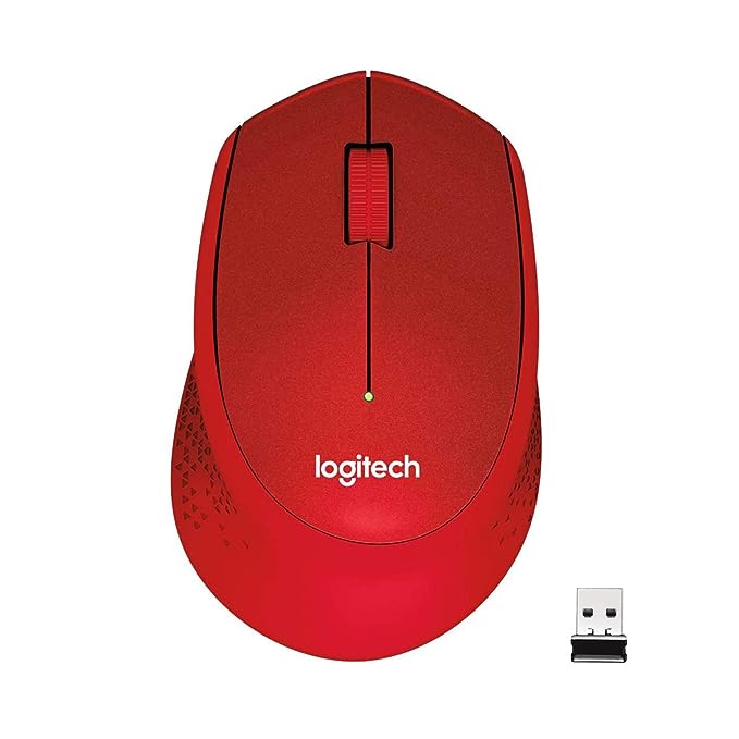 (Open Box) Logitech M331 Silent Plus Wireless Mouse, 2.4GHz with USB Nano Receiver, 1000 DPI Optical Tracking, 3 Buttons, 24 Month Life Battery, PC/Mac/Laptop