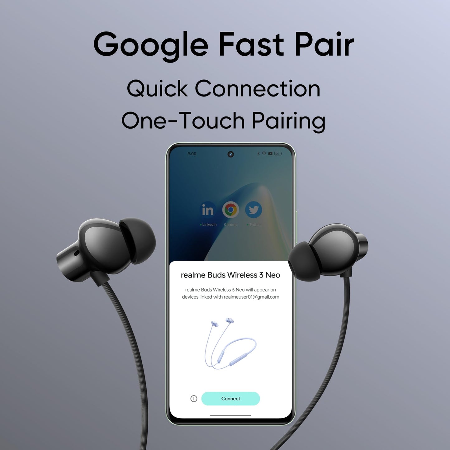 (Open Box) realme Buds Wireless 3 Neo in Ear Bluetooth Neckband with 13.4 Mm Dynamic Bass Boost Driver,Upto 32 Hours Playback,Fast Charge,Ai Enc,45Ms Low Latency,Ip55 Dust&Water Resistannt&Bluetooth V 5.4 Black