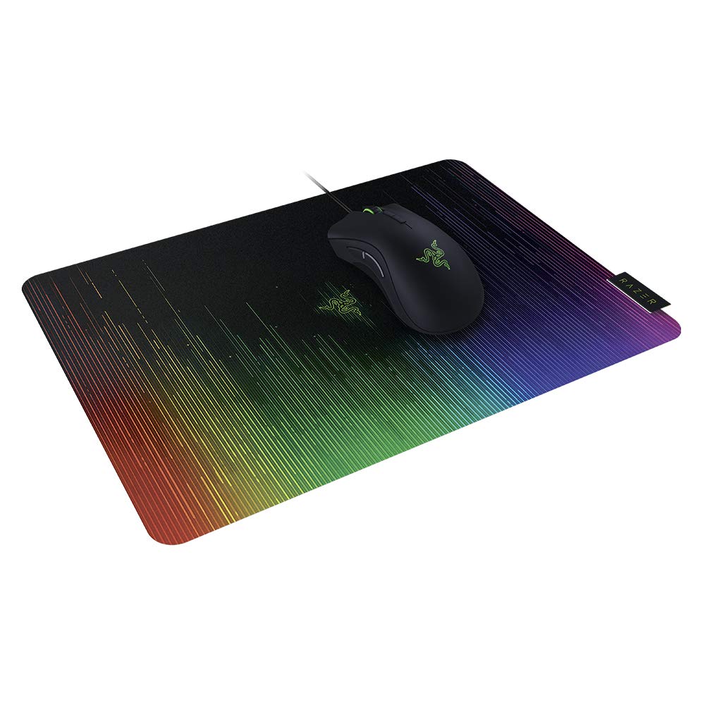 (OPEN BOX)Razer Strider - L Multilayer Synthetic Leather, Foam Padding, Head Cushion, Height Adjustable, Black/Green (RZ02-03810200-R3M1)