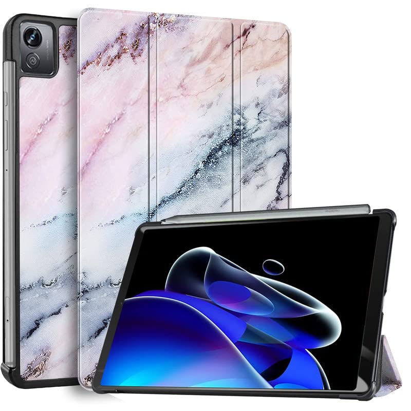 (OPEN BOX)Robustrion Trifold Flip Stand Case Cover for Realme Pad X 11 inch Tablet Cover - Black