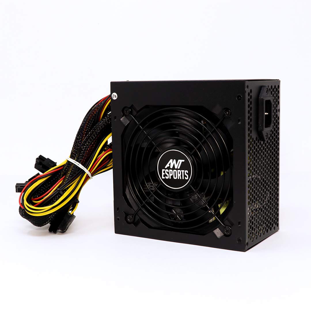 (Open Box)Ant Esports VS450L Non-Modular High Efficiency Gaming Power Supply/PSU with 1 x PCIe and 120mm Silent Fan