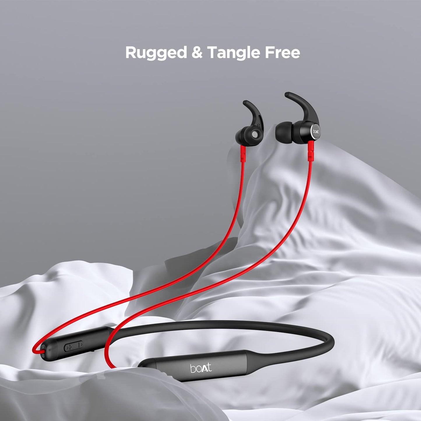 (Without Box)boAt Rockerz 330 in-Ear Bluetooth Neckband with Upto 30 Hours Playtime, ASAP Charge, Signature Sound, Dual Pairing & IPX5 with Mic (Active Black)