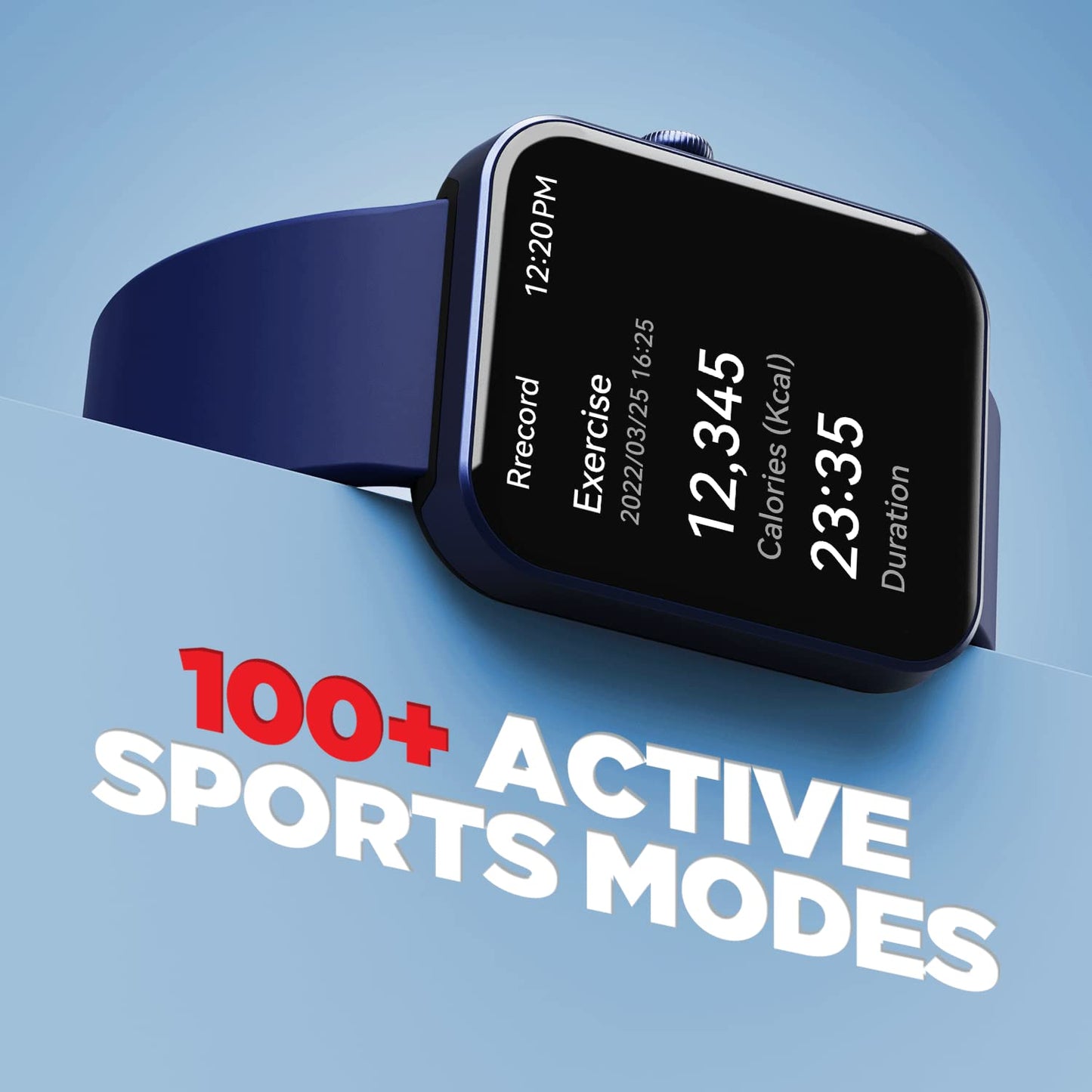 (Open Box)boAt Wave Leap Call Smart Watch w/ 1.83" (4.6 cm) HD Display, Advanced Bluetooth Calling, Coins,Multiple Watch Faces, Multi-Sports Modes, IP68, HR & SpO2, Metallic Design, Weather Forecasts(Deep Blue)