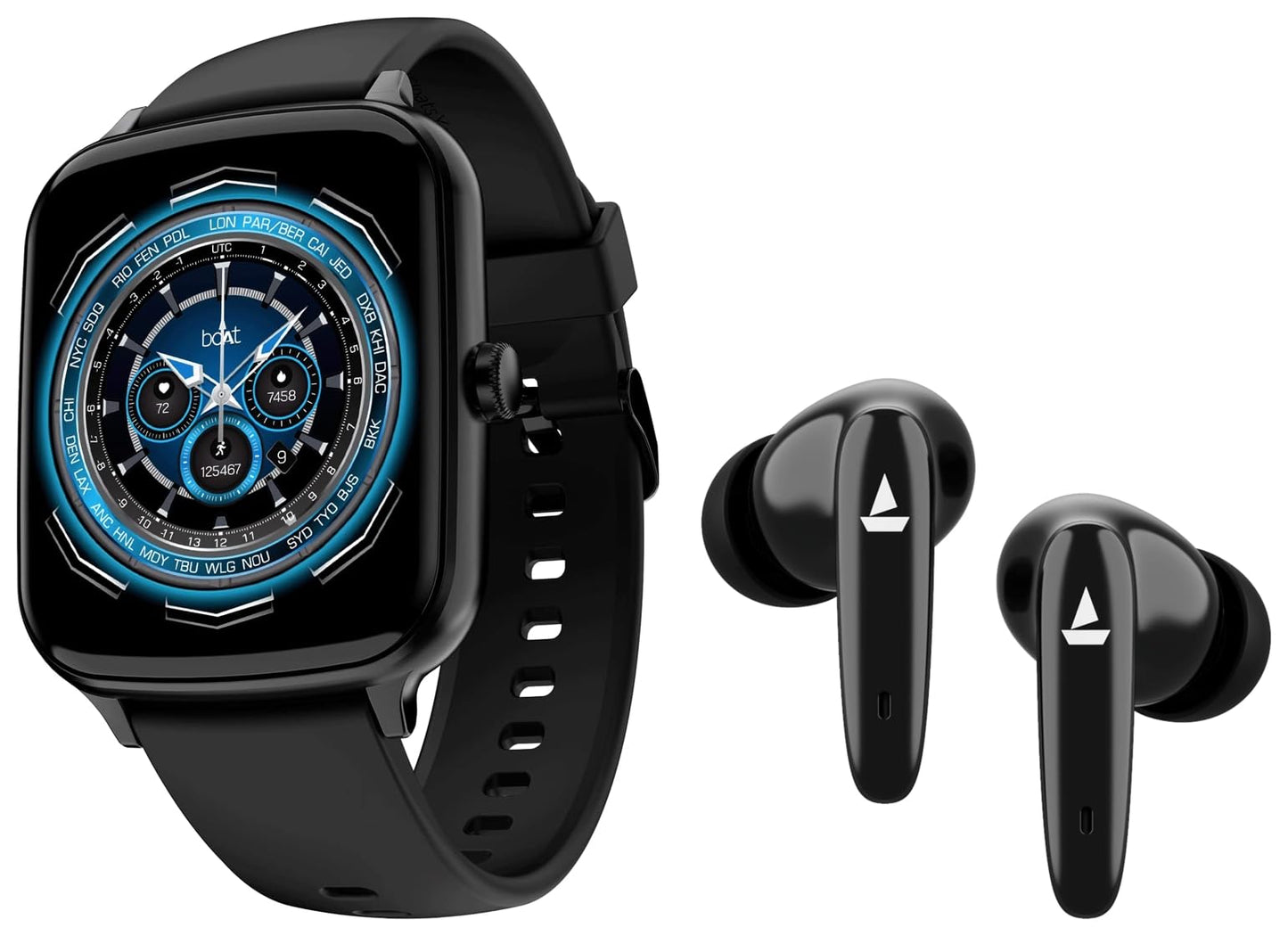 (Open Box) boAt Wave Style Call Smart Watch with Advanced BT Calling Chip,DIY Watch Face Studio, Coins, 1.69" HD Display, Health Ecosystem, Live Cricket Scores, Quick Replies, HR & SpO2