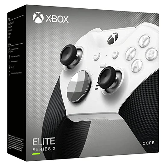 (Open Box) MICROSOFT Xbox Elite Wireless Controller Series 2 Gamepad  (White, Black, For Windows 10, Xbox One, Xbox Series S, Xbox Series X)
