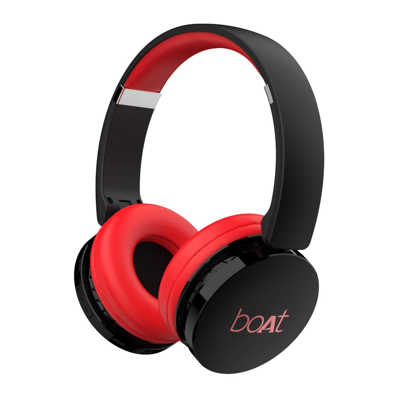 (WITHOUT BOX)boAt Rockerz 370 On Ear Bluetooth Headphones with Upto 12 Hours Playtime, Cozy Padded Earcups and Bluetooth v5.0, with Mic (Buoyant Black)