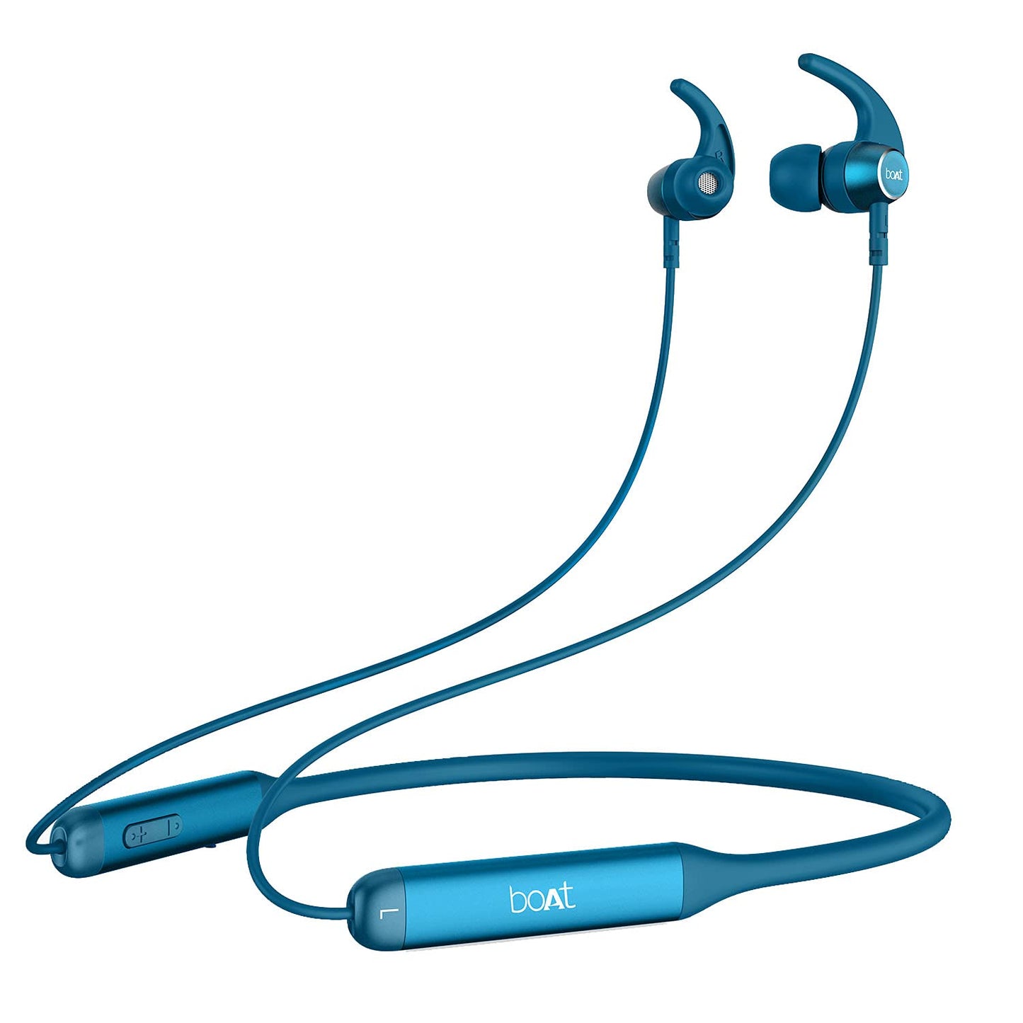 (Without Box)boAt Rockerz 330 in-Ear Bluetooth Neckband with Upto 30 Hours Playtime, ASAP Charge, Signature Sound, Dual Pairing & IPX5 with Mic (Active Black)