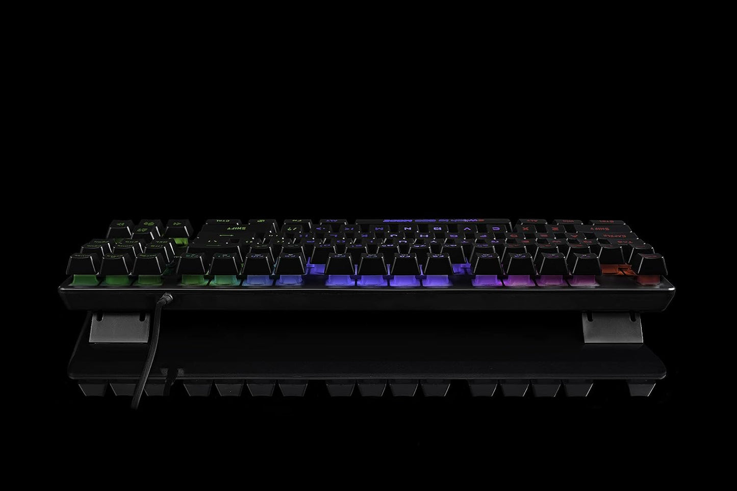 (Open Box) Cosmic Byte CB-GK-20 Styx TKL Membrane Wired USB Gaming Keyboard (Black)