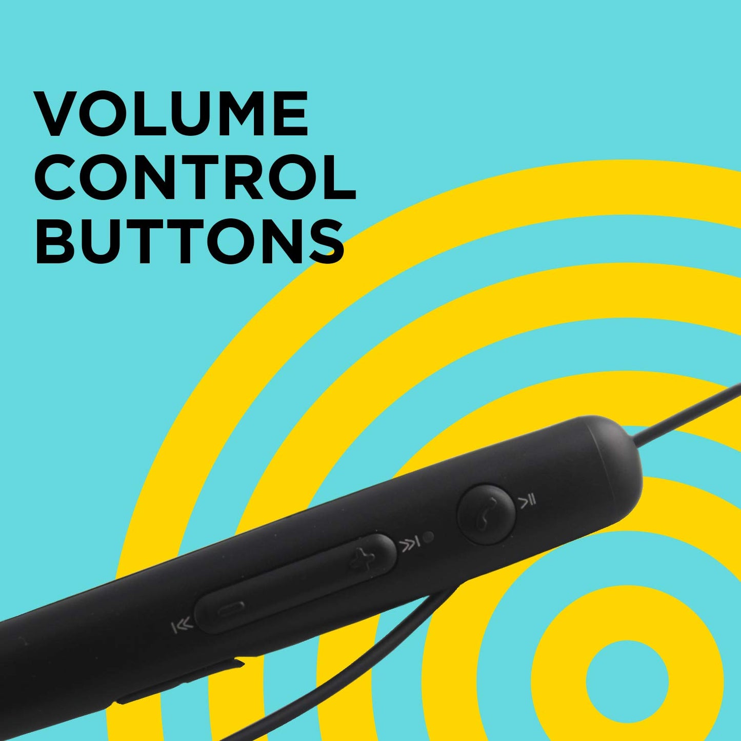 (Open Box) FLiX (Beetel Blaze 200 Wireless Bluetooth in Ear Collar Neckband Earphones with mic and Vibration Alert,Extra Thumping Super Bass,Upto 200H Stand by, Premium Metal Magnetic Tips (Black)(XNB-N105)