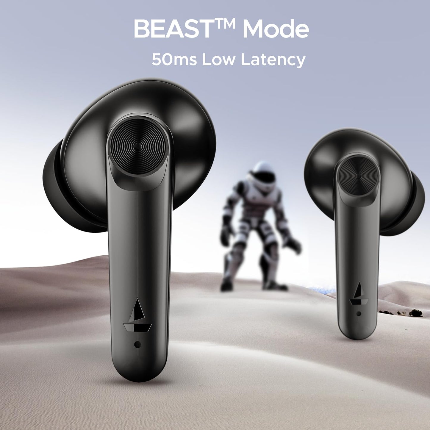(Open Box)boAt Airdopes 207 Tws in Ear Earbuds with 50 Hrs Playtime, Quad Mics with Enx Tech, ASAP Charging, Iwp Tech, Beast Mode with 50 Ms Low Latency, Bluetooth V5.3, USB Type-C Port & Ipx5(Bold Blue)