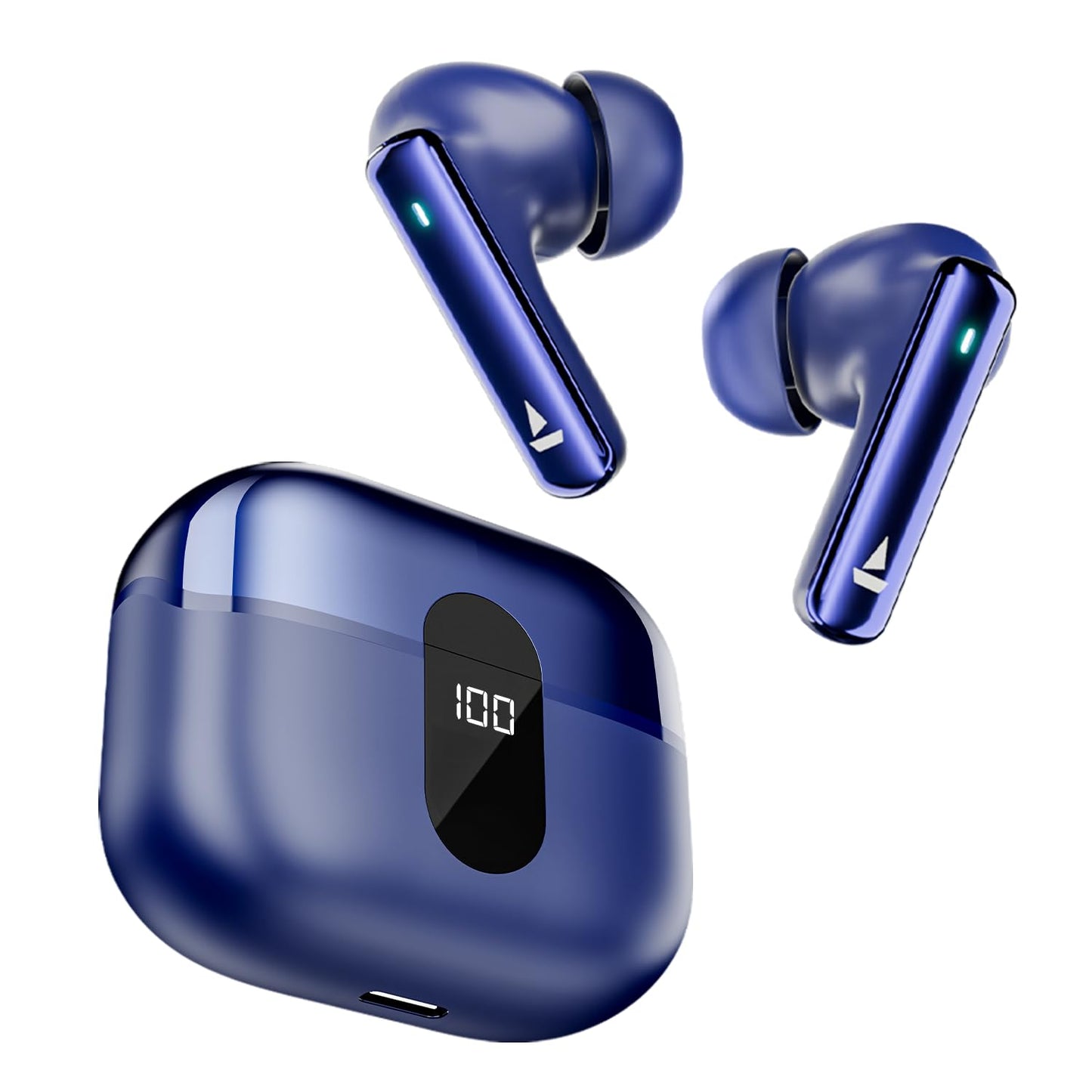 (OPEN BOX)boAt Airdopes 121 Pro Plus Truly Wireless in Ear Ear Buds w/ 100 hrs Playtime, 4 Mics with ENx™, 50ms Low-Latency Beast™ Mode, ASAP™ Charge, IWP™ Tech, BT v5.3 & IPX5(Black)