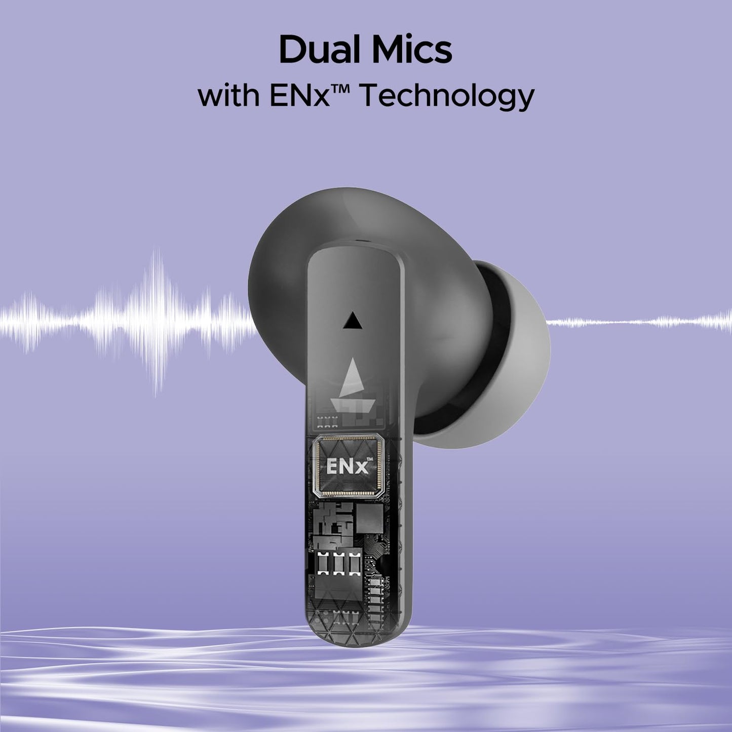 (OPEN BOX0 boAt Airdopes 91 Truly Wireless in Ear Ear Buds w/ 45 hrs Playtime, Beast Mode with 50 ms Low Latency, Dual Mics with ENx, ASAP Charge, IWP Tech, IPX4 & Bluetooth v5.3(Active Black)