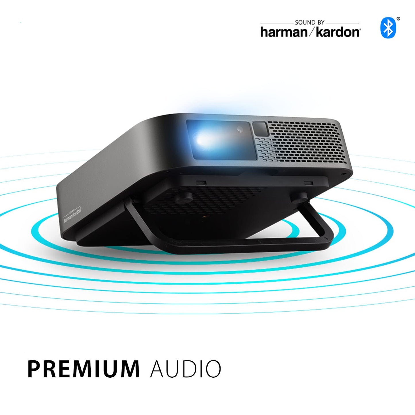 (Open Box) Viewsonic M1 Mini Portable Projector | Jbl Speaker | Hdmi | Auto Keystone |Built-in Battery |100" Projection Image 854 X 480 | 100 Lumen - White