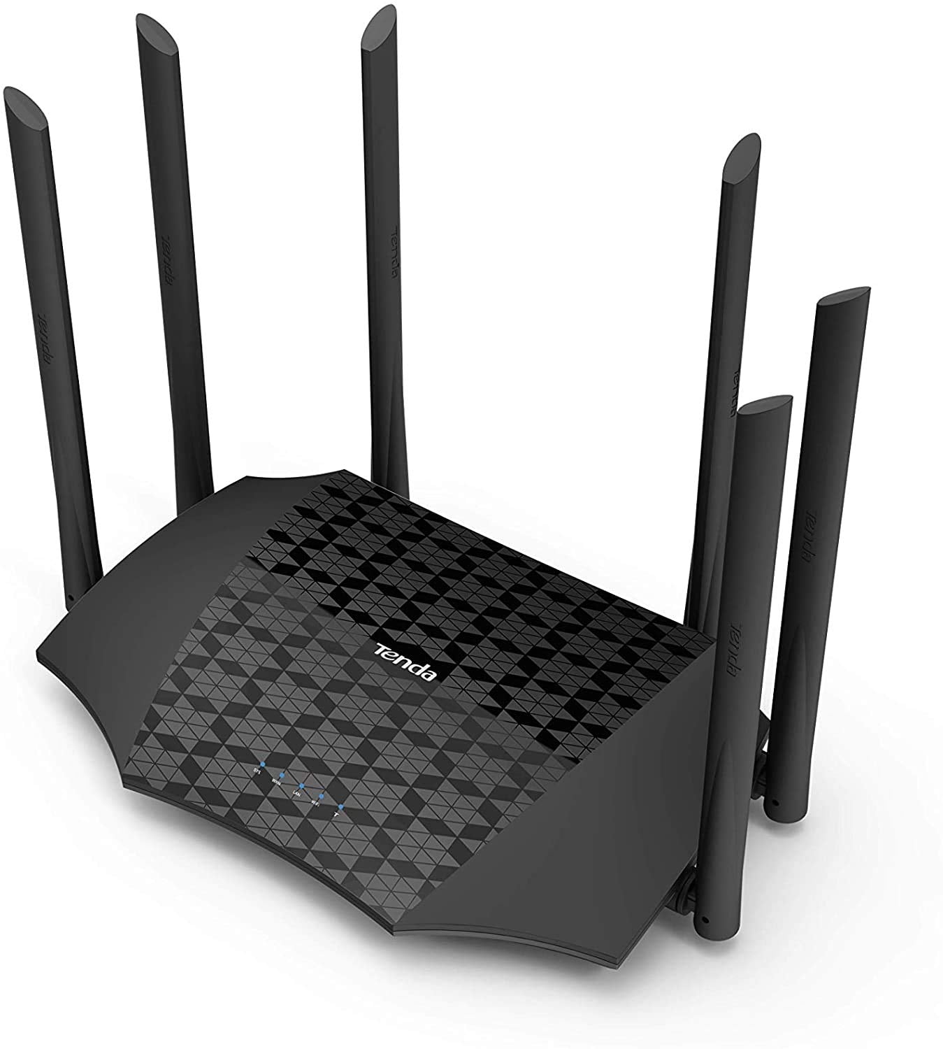 (Open Box) Tenda AC21 2100Mbps Dual Band Gigabit Wireless Router, MU-MIMO, Easy Setup, Supports Guest Network, Parental Control, Client Filter, IPv6 (Black, Not a Modem)