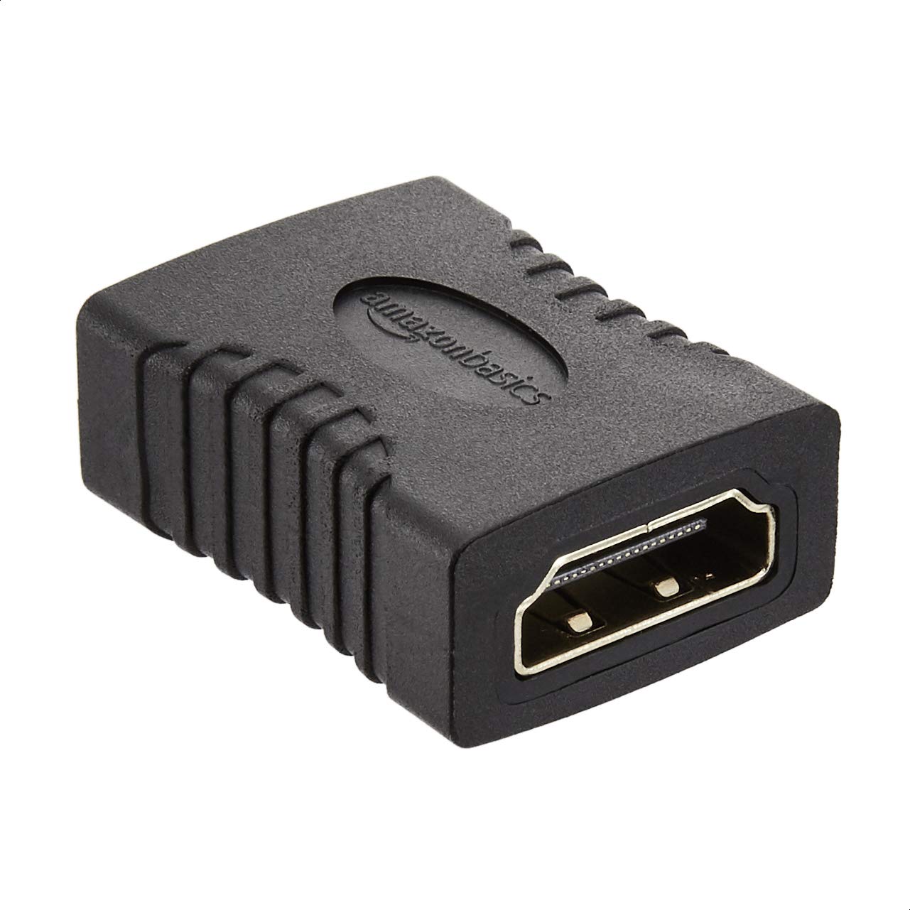 (Open Box) Amazon Basics Mini Display Port to HDMI Cable - 6 Feet, Gold & High-Speed HDMI Cable, 3 Feet - Supports Ethernet, 3D, 4K video,Black