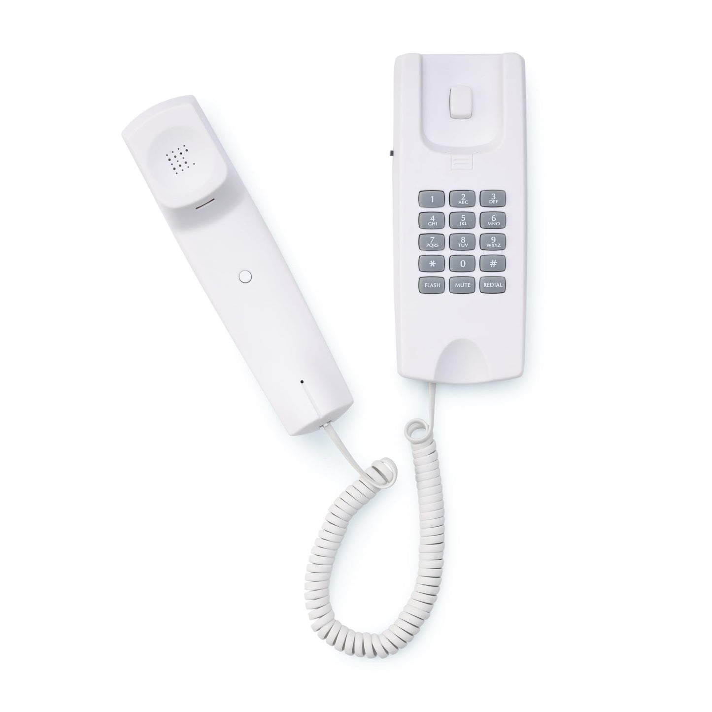 (Open Box)Hola! TF 510 Corded Landline Phone, Wall/Desk Mountable, Clear Call Quality, Compact Design, Redial/Mute/Hold Function (Made in India) (Black)