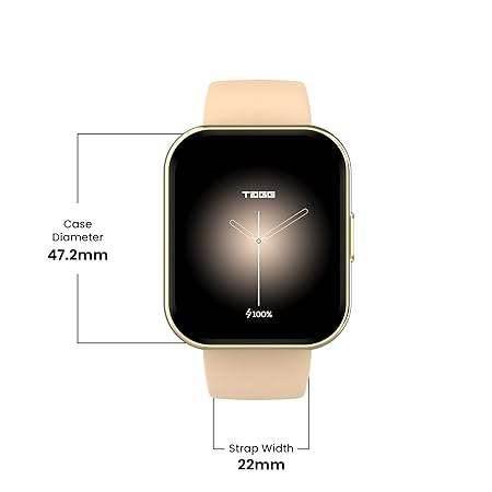 (Open Box) TAGG Verve Connect Max Smartwatch with 1.80" Biggest Display & Advanced Calling | Fast Charging | 320 * 385px Resolution | 100+ WatchFace | Qwik Connect | HR, SPO2, SOS, Games, Calculator & More