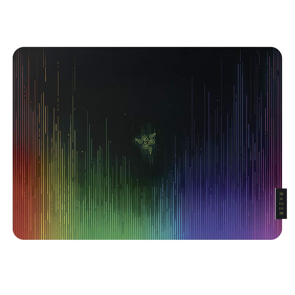(OPEN BOX)Razer Strider - L Multilayer Synthetic Leather, Foam Padding, Head Cushion, Height Adjustable, Black/Green (RZ02-03810200-R3M1)