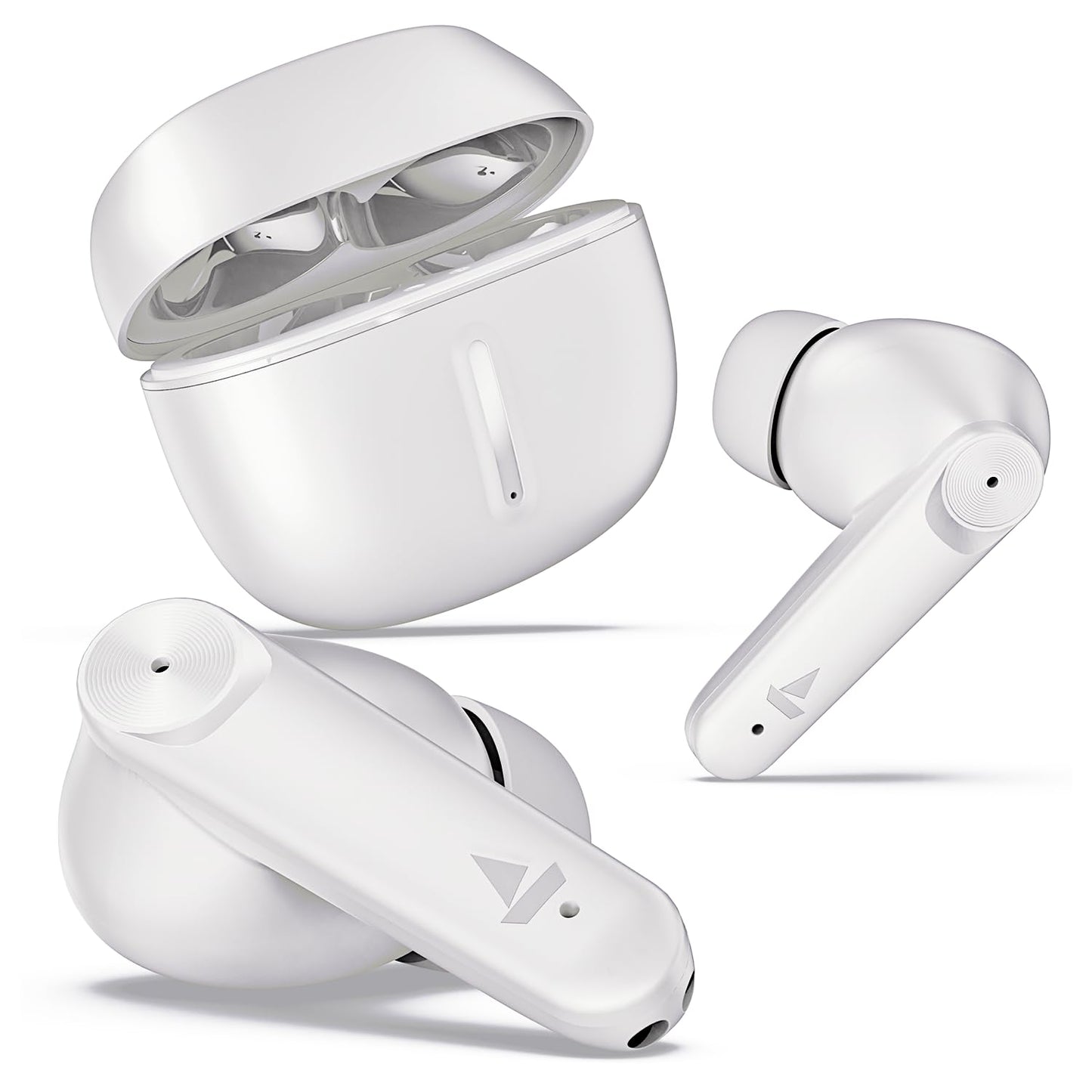 (Open Box) boAt Airdopes Max TWS Earbuds with 100 HRS Playtime, Quad Mics with ENx™ Tech, Beast™ Mode(50ms Low Latency), ASAP™ Charge, Bluetooth v5.3