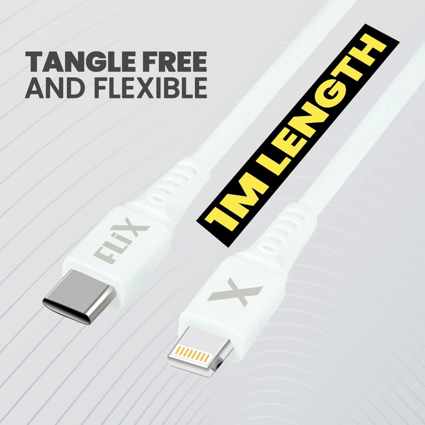 FLiX (Beetel USB to Micro USB PVC Data Sync & 2A Fast Charging Cable, Made in India, 480Mbps Data Sync, Solid Cable, 1 Meter Long USB Cable for Micro USB Devices (Black)(XCD-M11)