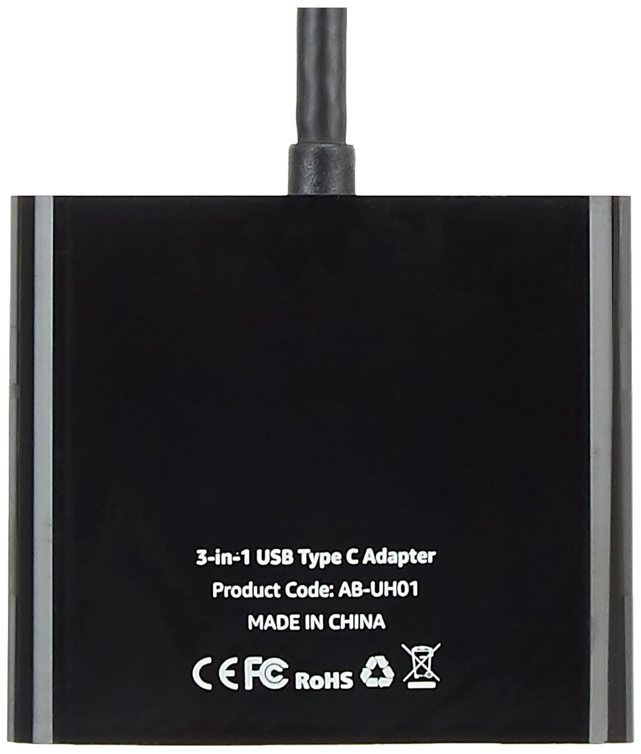 (Open Box) Amazon Basics 4 Port Superspeed USB 3.0 Hub with Charging Function and 15 CM Built-in Cable (Grey)