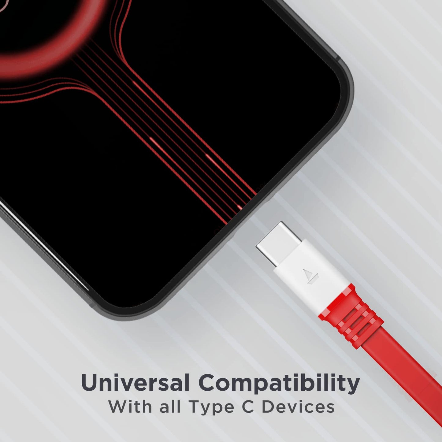 (Open Box) boAt Type C A325/A320 Tangle-free, Sturdy Type C Cable with 3A Rapid Charging & 480 Mbps Data Transmission Speed, Compatible with Smartphones & Tablets(Black)