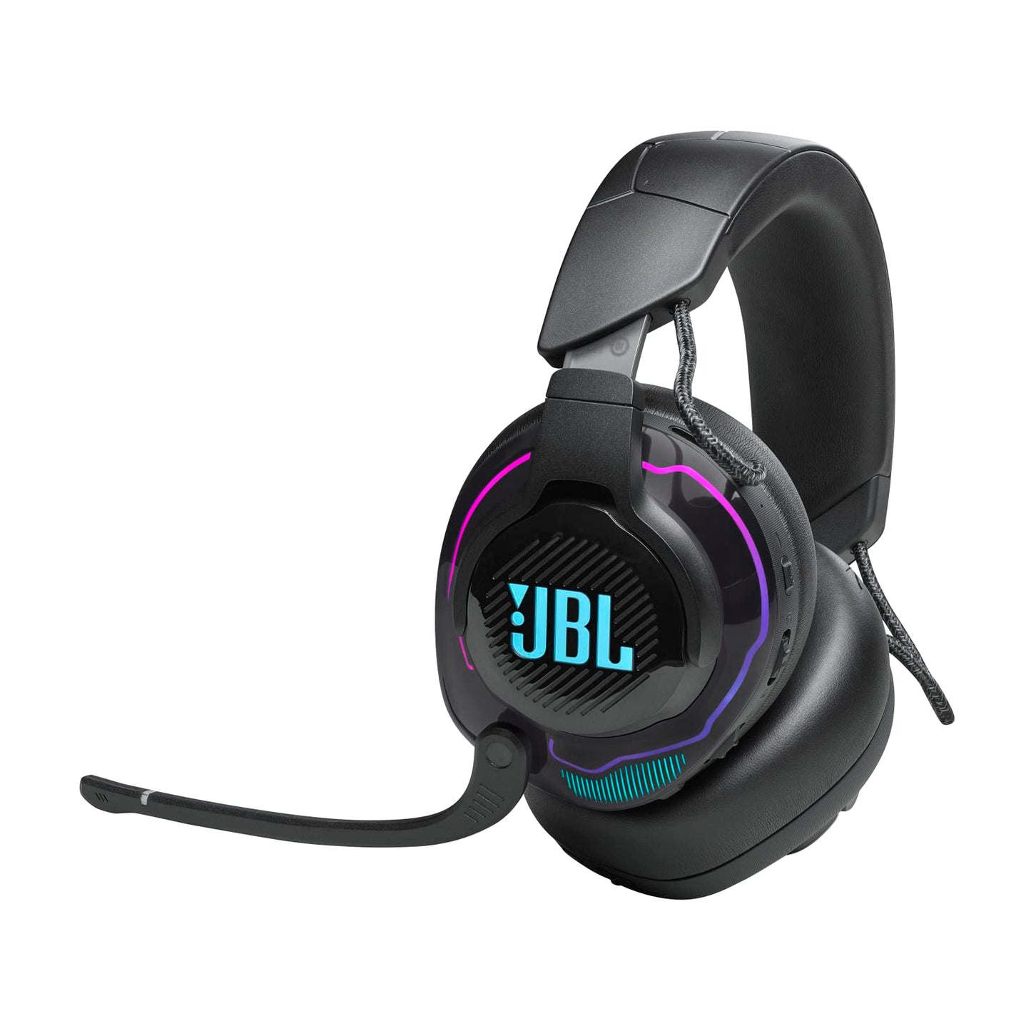 (OPEN BOX) JBL Quantum 810 Wireless Over Ear Gaming Headset with Mic, ANC, 50mm Neodymium Drivers, 43H Playtime, Low Latency, Dual Surround Sound, Boom Mic, 2.4GHz Wireless Dongle, Discord-certified Dial (Black)