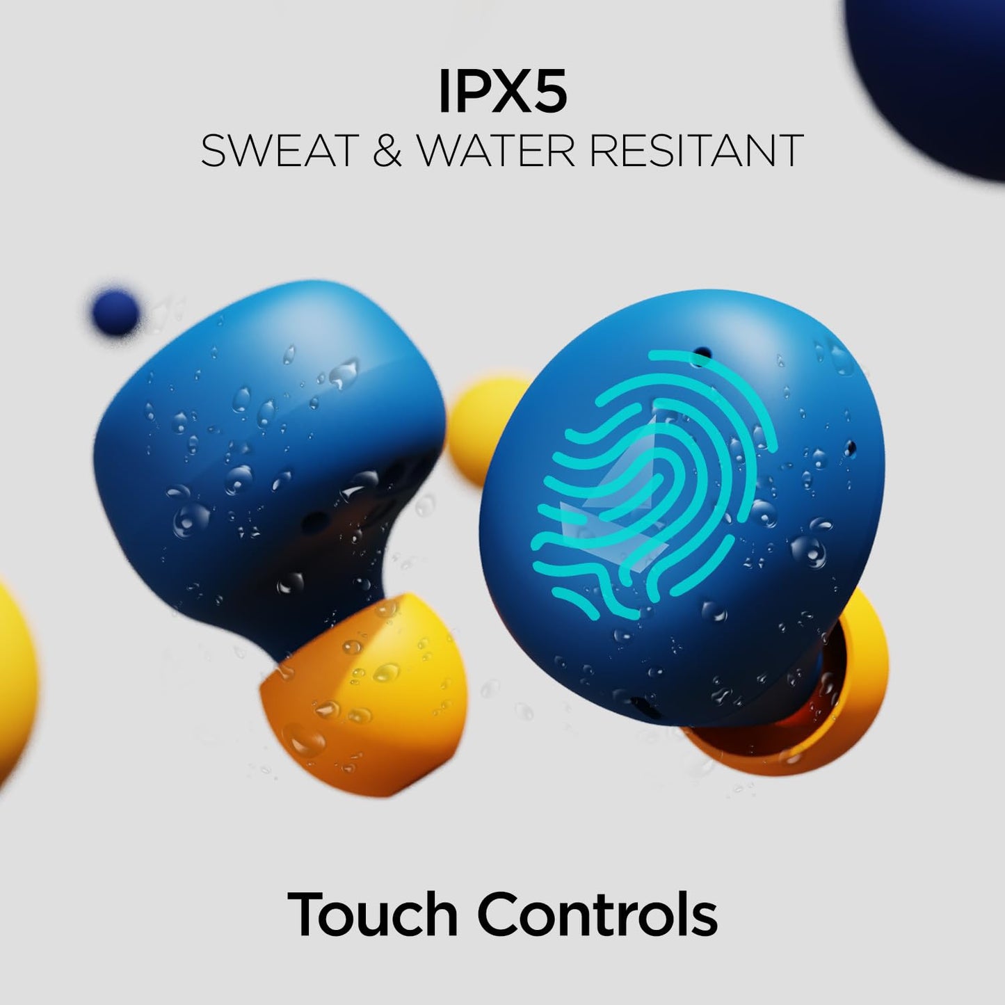 (Open box)boAt Airdopes 383 Bluetooth Truly Wireless in Ear Earbuds with 20 Hours Playback, ASAP Charge, IWP Technology, IPX5 and Touch Control(Jazzy Blue)