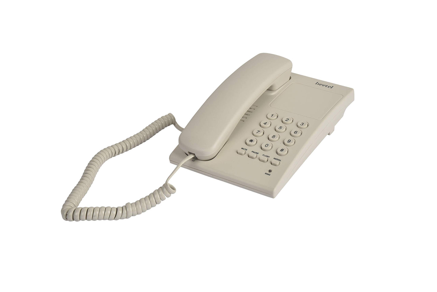 (Open Box) Beetel B11 Corded Landline Phone, Ringer Volume Control, LED for Ring Indication, Wall/Desk Mountable, Classic Design, Clear Call Quality, Mute/Pause/Flash/Redial Function (Made in India)(Black)(B11)
