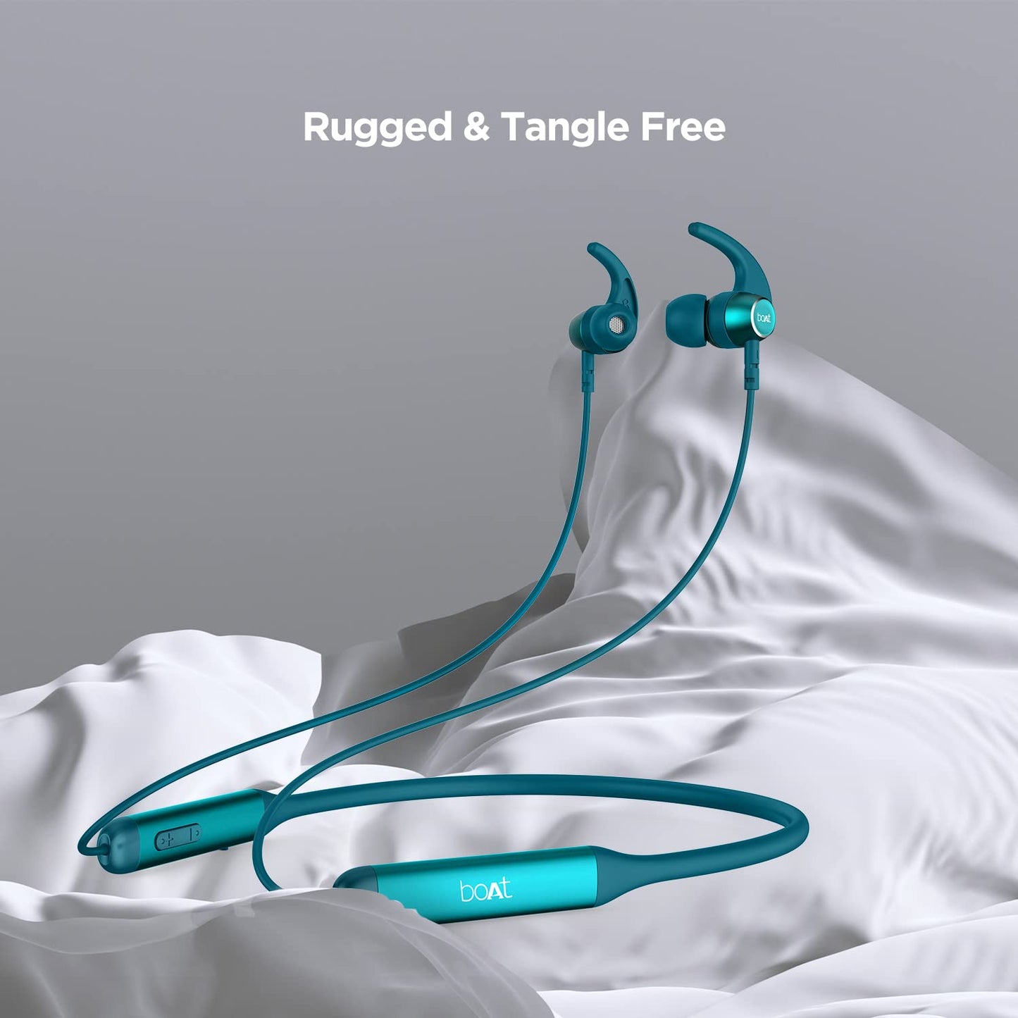 (Without Box)boAt Rockerz 330 in-Ear Bluetooth Neckband with Upto 30 Hours Playtime, ASAP Charge, Signature Sound, Dual Pairing & IPX5 with Mic (Active Black)