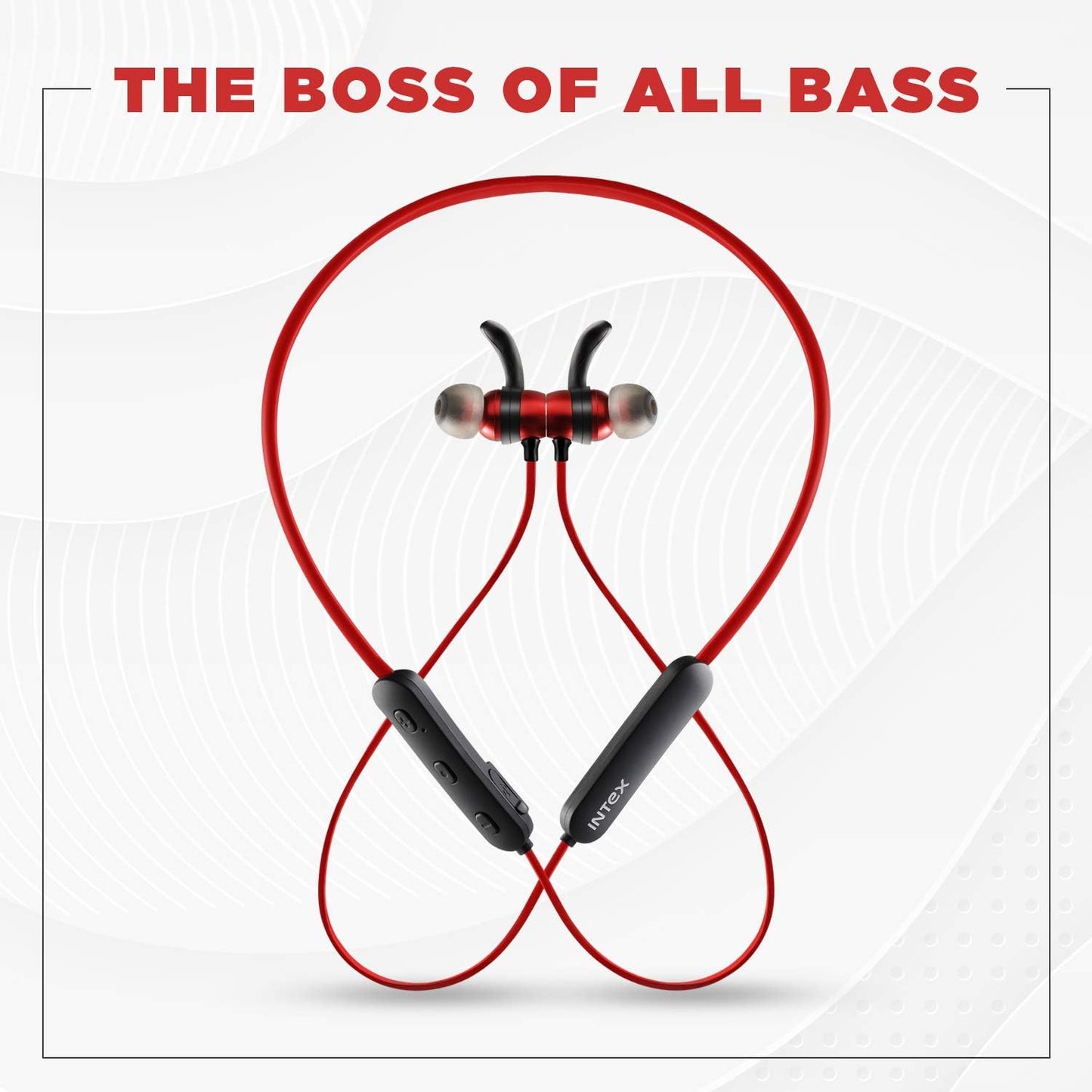 (Open Box)Intex BT Musique Bass Wireless Sports Headset