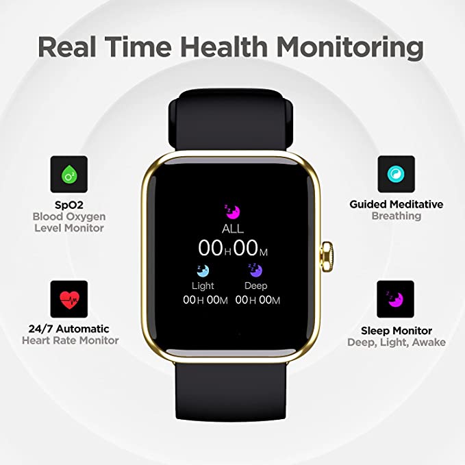 (Without Box) boAt Xtend Smartwatch with Alexa Built-in, HD Display, Multiple Watch Faces, Stress Monitor