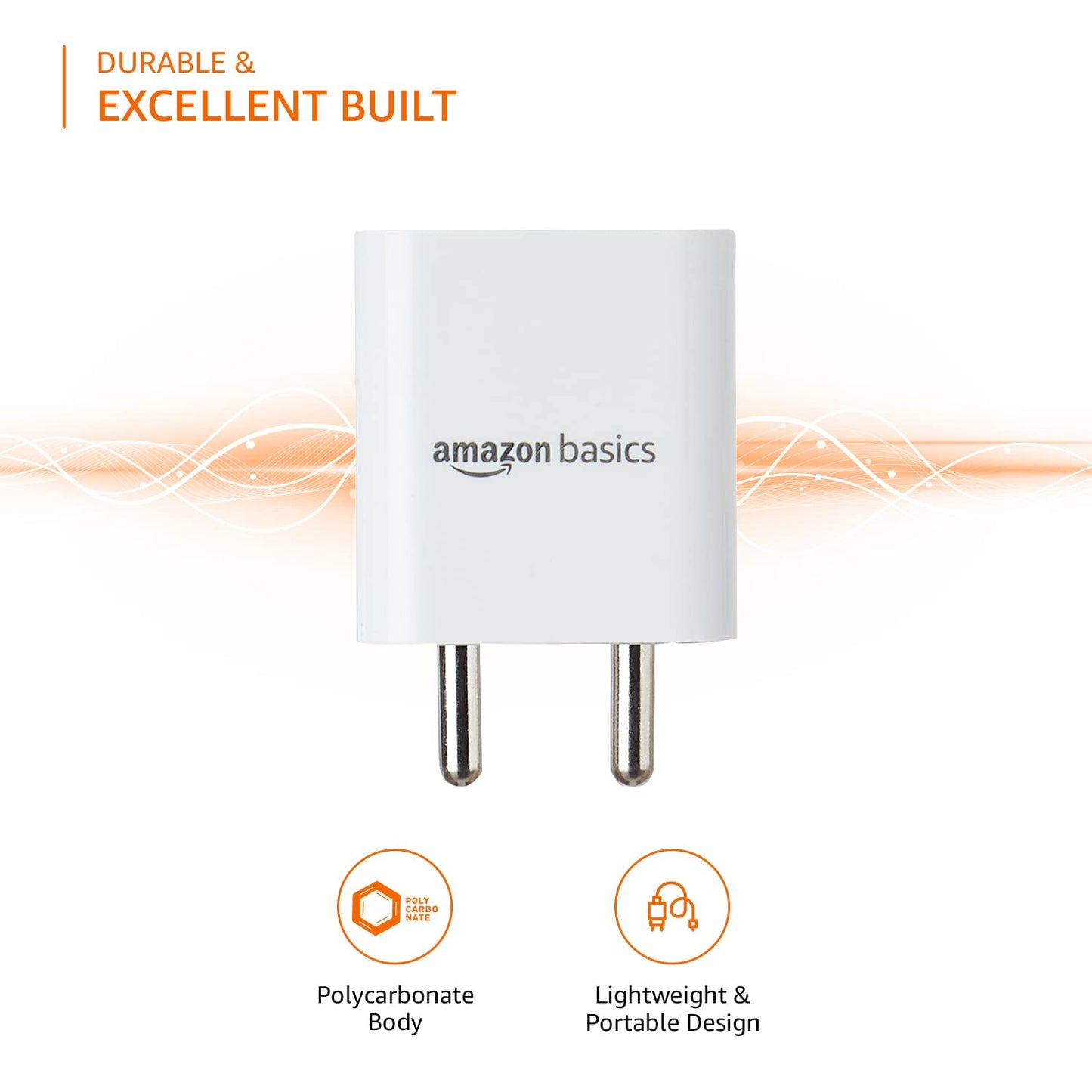 (Open Box) amazon basics 20 Watts Phone Charger For Type C Adapter With Charging Without Cable Easy To Carry(White)