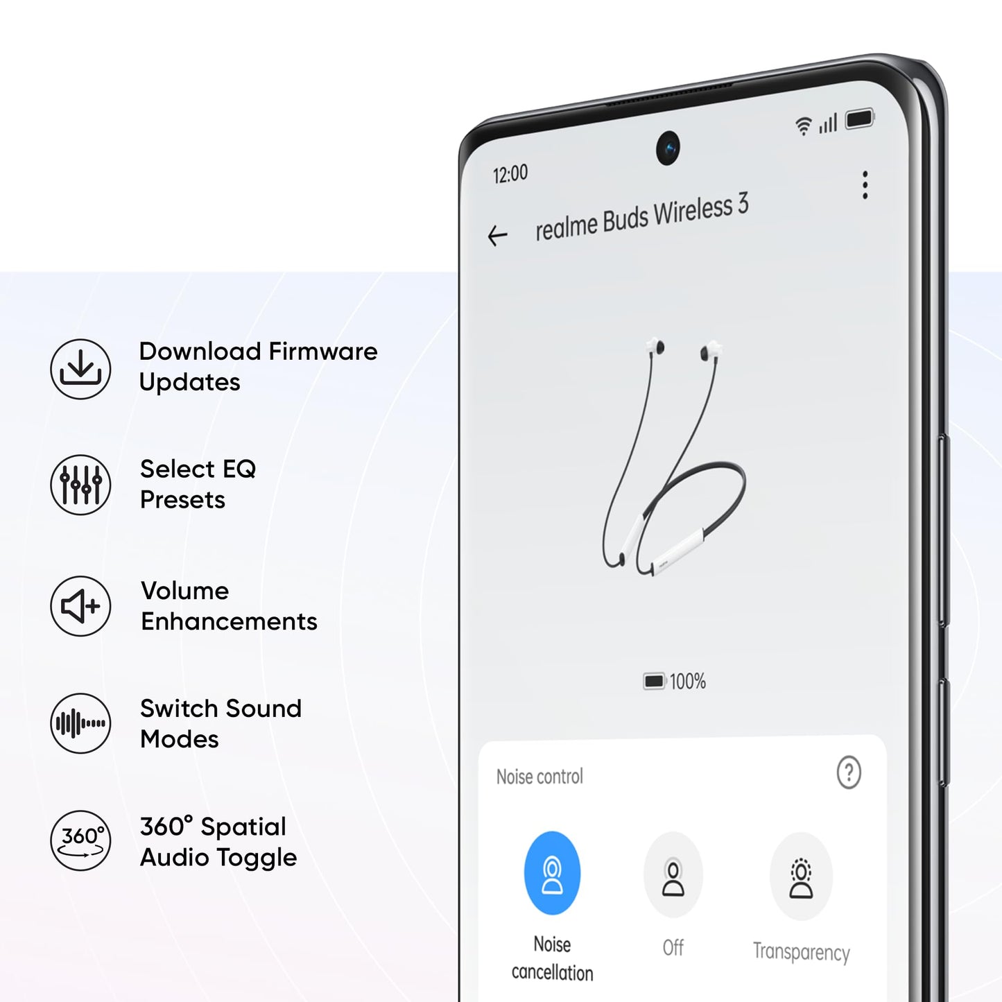 (Open Box) realme Buds Wireless 3 Neo in Ear Bluetooth Neckband with 13.4 Mm Dynamic Bass Boost Driver,Upto 32 Hours Playback,Fast Charge,Ai Enc,45Ms Low Latency,Ip55 Dust&Water Resistannt&Bluetooth V 5.4 Black