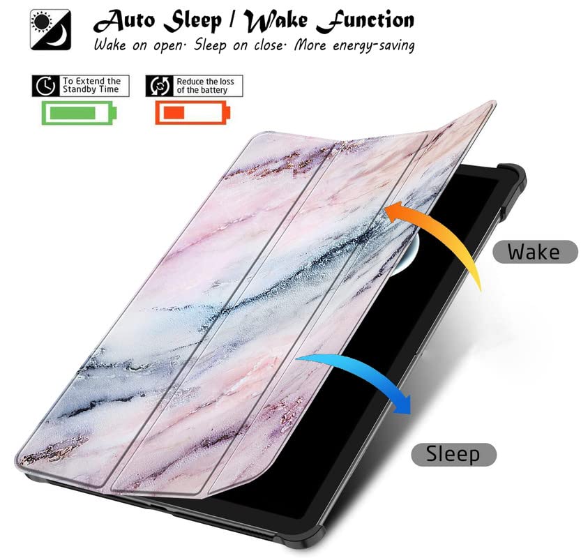 (OPEN BOX)Robustrion Trifold Flip Stand Case Cover for Realme Pad X 11 inch Tablet Cover - Black