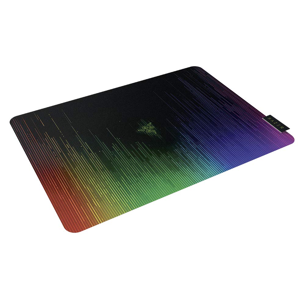 (OPEN BOX)Razer Strider - L Multilayer Synthetic Leather, Foam Padding, Head Cushion, Height Adjustable, Black/Green (RZ02-03810200-R3M1)