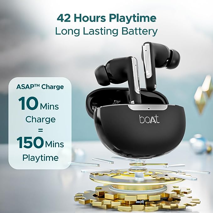 (Open Box) boAt Airdopes 141 ANC TWS in Ear Earbuds