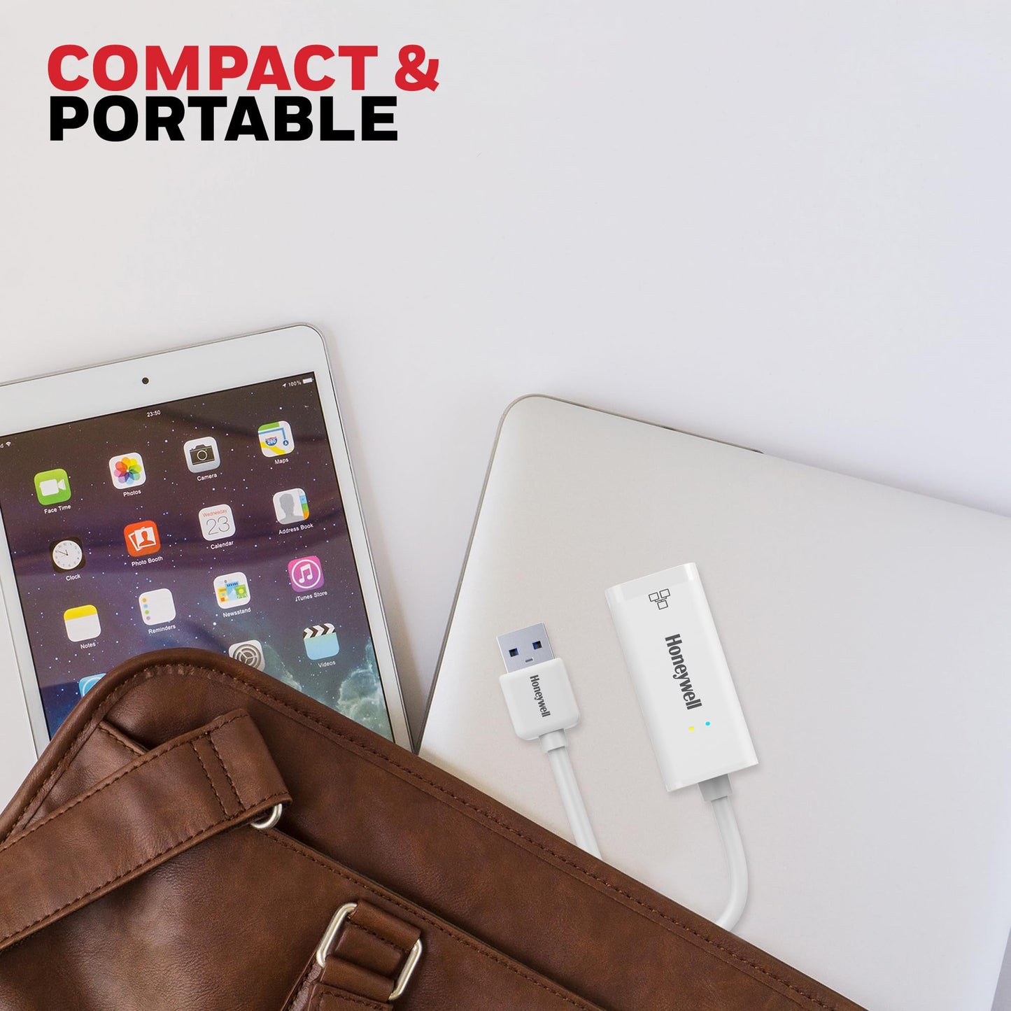 (Open Box) Honeywell 4-in-1 Type C 3.1 to USB 3.0 with RJ45 Gigabit Ethernet Adapter, 5GBPS Transfer Speed, 3x3.0 USB Ports, 1Gbps Bandwidth, Universally Compatible with Type C MacBooks, laptops, PCs, Tablets