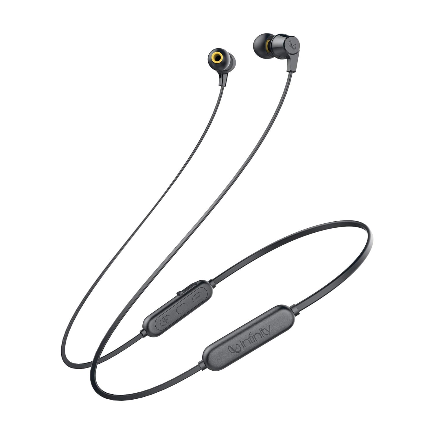 (Open Box) Infinity by Harman Glide 100 Wireless Bluetooth in Ear Headphones with Mic (Charcoal Black)