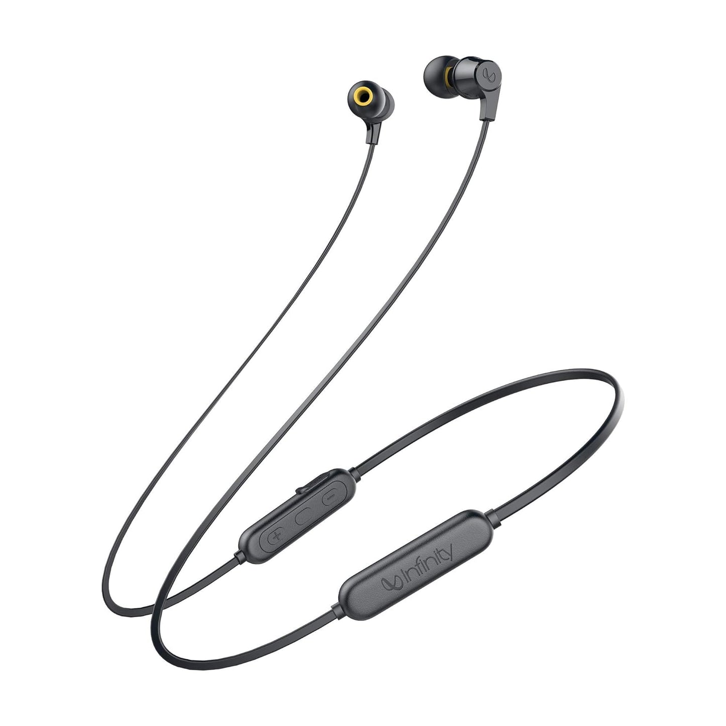 (Open Box) Infinity by Harman Glide 100 Wireless Bluetooth in Ear Headphones with Mic (Charcoal Black)