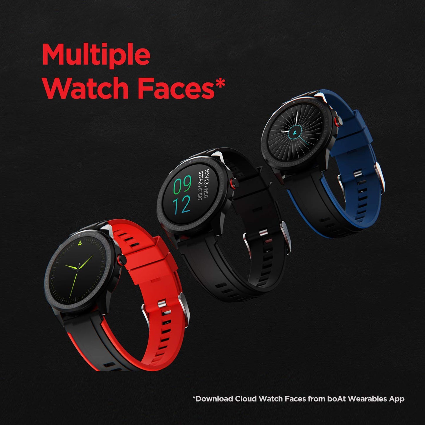 (Without box)boAt Lunar Orb w/ 1.45" (3.6 cm) AMOLED Display, BT Calling, DIY Watch Face Studio, Coins, Crest App Health Ecosystem, Live Cricket & Football Scores, IP67, Smart Watch for Men & Women(Active Black)