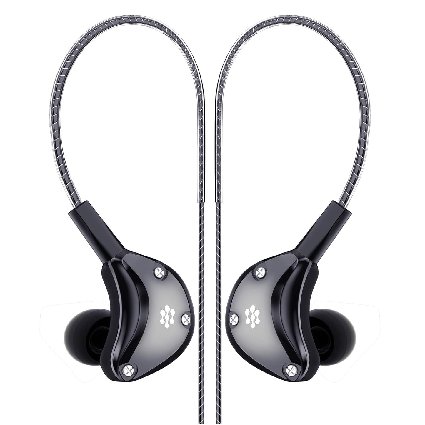 (Open Box) Florid Bass Machine 007 in-Ear Metal Wired Earphones with Mic and in-Line Control |Super Extra Bass & HD Sound |1.2 Meters Length & Gold Plated 3.5mm Universal Jack (Black)