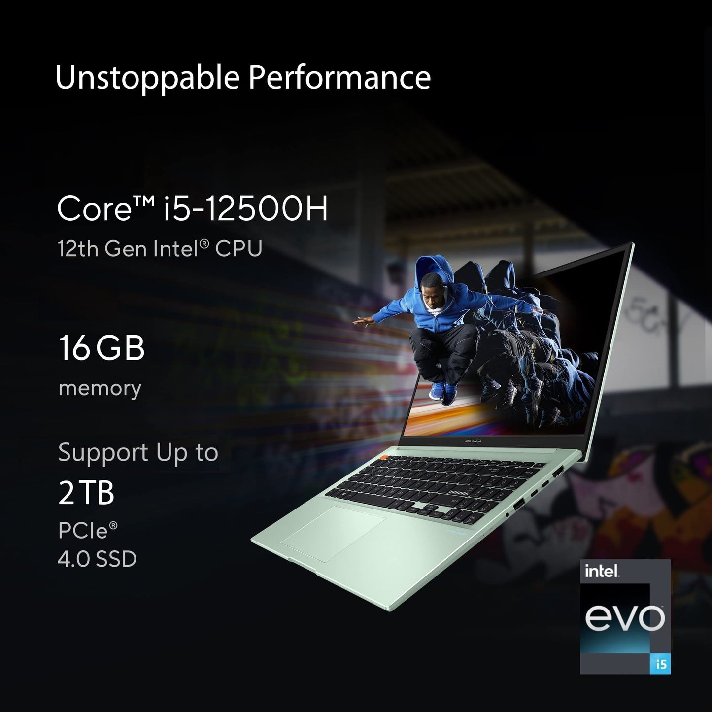 (Brand Refurbished) ASUS Vivobook S15 K3502ZA-L503WS OLED (2022) 15.6" (39.62 cms) FHD OLED, Intel Core Evo i5-12500H 12th Gen