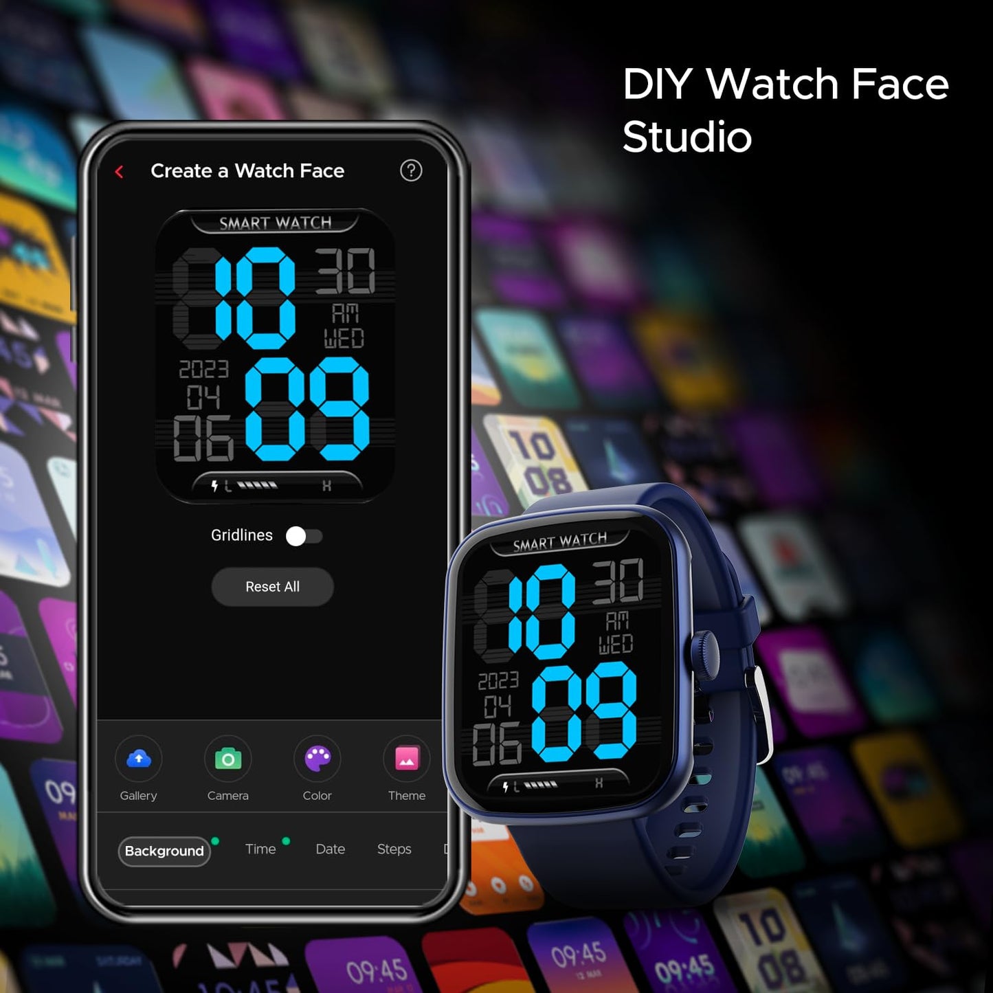 (Open Box) boAt Wave Style Call Smart Watch with Advanced BT Calling Chip,DIY Watch Face Studio, Coins, 1.69" HD Display, Health Ecosystem, Live Cricket Scores, Quick Replies, HR & SpO2